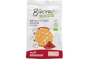 FIOR DI LOTO Biocroc, Biocroc alla paprika bio, senza glutine, 40g