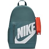 NIKE Y Nk Elmntl Bkpk Shoebox Sırt &Ccedil;antası &Ccedil;ocuklar ve Gen&ccedil;ler (1 Paket), Mineral Slate / turuncu / beyaz, Herkese uyan tek b