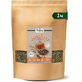 Biojoy Organic Pumpkin Seeds, Peeled, Raw and Unsalted, 2 kg | From China, natural, ideal for eating, making bread or choppin