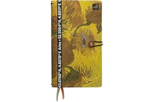 Grupo Erik Cuaderno de viaje Van Gogh - Diario de viaje (Travel Journal : Cuero sintético) | Papeleria bonita - Diario personal : Regalo Mujer - Libreta pequeña de bolsillo, 21x12 cm