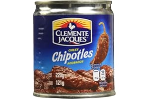 EL YUCATECO MexGrocer Clemente Jacques Chipotle Peppers in Adobo Sauce 210 g (Pack of 3)