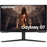 Samsung Odyssey G7 LS28BG700EPXXU 28" 4K UHD Smart Gaming monitor with Speakers - HDMI 2.1, 144 Hz, 1ms, Full Smart Platform,