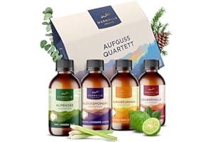 ‎TK THERMALKING Warmwald - Saunaaufguss - Sauna Aufgussmittel mit natürlichen ätherischen Ölen - Saunaöl - Saunaduft (QUARTETT - 4 x 100ml)