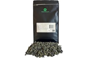 FEUILLES MYSTÉRIEUSES Thé Oolong Chinois An Xi Tie Guan Yin Original - thé bleu ou wulong, Feuilles Séchées - conditionné en France en sachet refermable de 100g