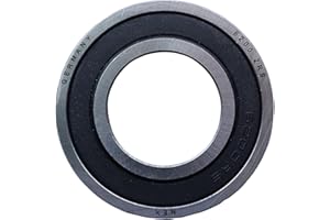 NEX SOLUTIONS GROUP NEX 6200 2rs 1ud Rodamiento de Bolas 10x30x9mm Doble Junta de Goma y Acero Cromado, 6200-2rs Rodamiento de Bolas Sellado