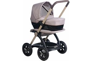 Smoby - Inglesina Combi 3 in 1 Iridio, con ovetto removibile e cappottina regolabile, si trasforma in passeggino, per bambini dai 18 mesi, 7600254483