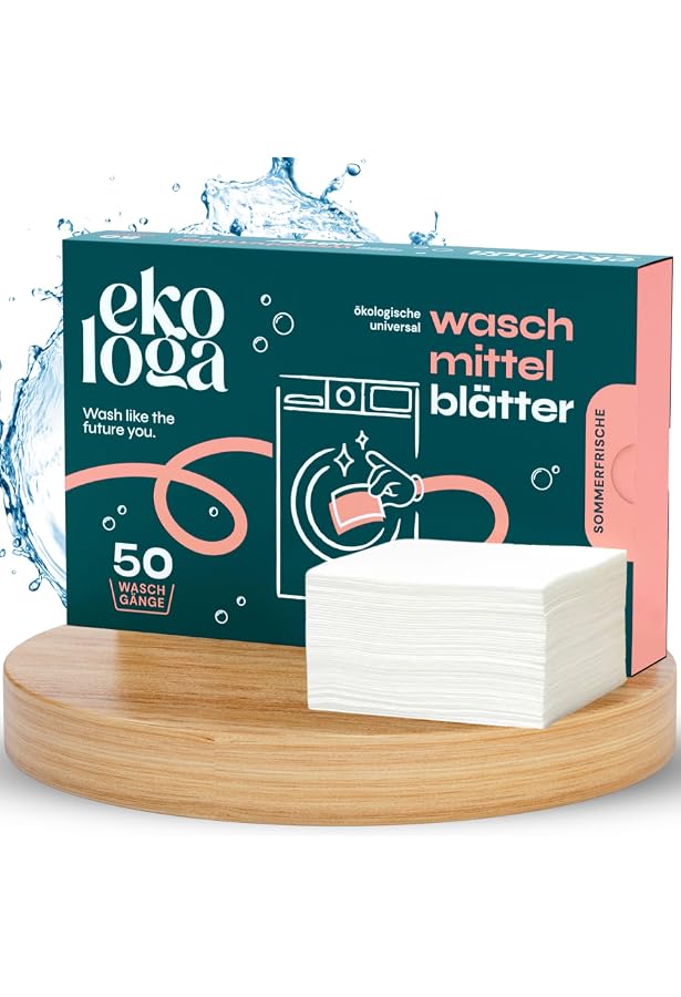 Gull Living Waschmittelblätter – Plastikfreie Waschseifenblätter, Ideal Für Reisen & Umweltbewusste Wäsche