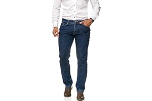 BARBONS Herren Jeans - Regular-Fit Stretch - Hochwertige Straight Jeans Herren Hose - Business Anzug Freizeit