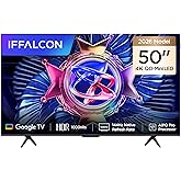 iFFALCON 50U95A 50 İn&ccedil; Smart TV 4K QD-Mini LED Y&uuml;ksek Parlaklık HDR 10+ Gaming Google TV, 144Hz Doğal Yenileme Hızı, ONKYO 2.