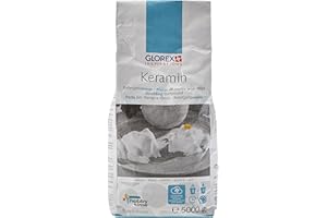 Glorex GmbH GLOREX 6 9500 90 Keramin, Formputz, weiß, 5 kg