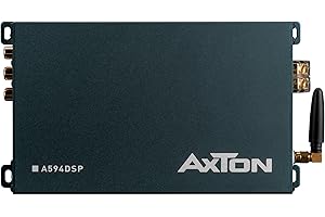 AXTON A594DSP: 4-Kanal Verstärker mit 6 DSP-Kanälen, optischem Eingang, Endstufe verlinkbar, ausgestattet mit Handy App-Steuerung, Bluetooth Audiostreaming, Hi-Res Audio optional