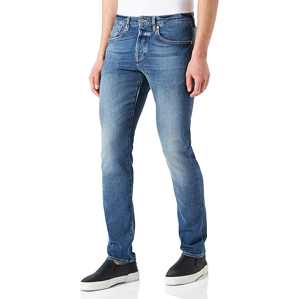 Pantalón Vaquero Slim Fit Confeccionado Con Algodón Orgánico | Ofertas En Vaqueros De Hombre