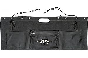 OUTDOORDINO Blaser PKW-Futteral abschließbar Waffenfutteral für das Auto mit abschließbarem Fach für Gewehr und Munition Transporttasche mit Zielstock Halterung, 117cm x 45cm, Schwarz