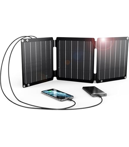 Pannello Solare Portatile Tlilyy 70W Pieghevole - USB, Torcia, Per Telefono E Trekking - Foto 4