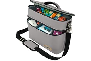 PUNALU Duża torba na Toniebox, miejsce na 68 figurek do słuchania Tonie, torba Toniebox (szara)