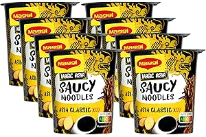 ‎MAGGI Maggi Magic Asia Saucy Noodles Asia Classic Cup, 8er Pack (8x75g)