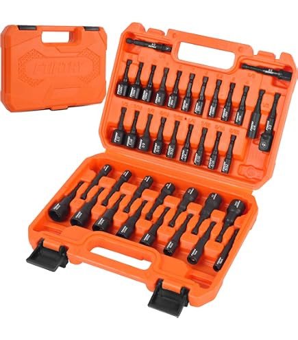 3-Piece Wing Nut Driver Set - 10mm, 12mm, 16mm, Hex Shank