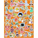 Ms Major Selection S&uuml;nger Bob Kare Şort Seri 3 Sticker Telefon Laptop Notebook Tablet Defter Matara Stiker Etiket