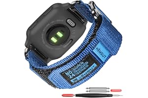 torbollo Kompatybilny z zegarkiem Garmin Venu / Venu Sq/Venu Sq Music Quick Release Pins, super wytrzymały nylonowy pasek sportowy z tkaną pętlą, pasek zastępczy 20 mm