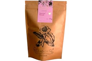 Tchai-Ovna - Faeries’ Blood Herbal Tea | Hibiscus & Mint Blend | Naturally Sweet Strawberry & Kiwi Essence | Rich Blood-Red Brew | Calming & Soothing Experience | 3g Serves 1 Teapot | 75g