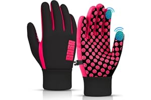 SAGA SPORTS Gants d'hiver pour Enfants | Gants pour garçons et Filles de 4 à 12 Ans | Compatibles avec écran Tactile, antidérapants | Chauds