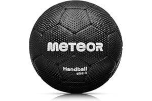 meteor Handball Ball – Training Handball for Kids, Boys, Girls, Teenagers and Women – 24-Panel Foam Rubber Design for Superior Grip Soft Ball with Non-Slip Surface