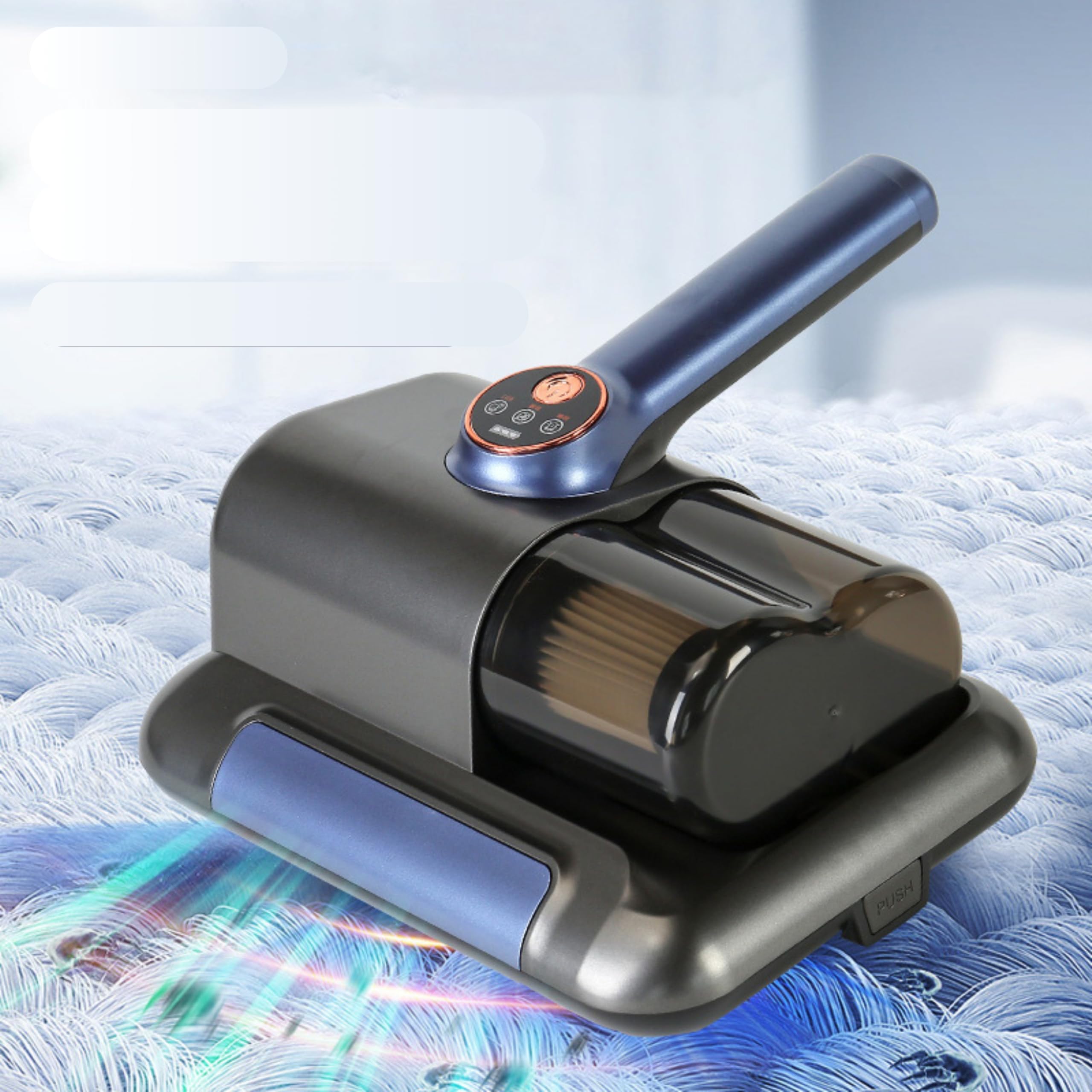 WELTHERM Wireless Vacuum Cleaner and UV Mite Cleaner- Vacuum Cleaner for Carpet,Floor, Sofa,Bed Mattress|Strong Suction and Low Noise| Suitable for Pillows,Plush Toys,Bed,Quilt,Sofa X52 (Vacuum X58)