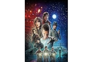 DVBQQWE Kits de arte de diamantes 5D para adultos, pintura de diamantes de Stranger Things para niños, kits de punto de cruz de taladro completo para principiantes, arte de pared de 12 x 16 pulgadas