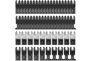 CAMOUFLAGE NET Juego de hojas de sierra, accesorios oscilantes, multiherramienta Quick Release Multi Tool, cuchillas multiherramienta eléctricas, hojas de sierra para Fein Multimaster, Bosch, Makita (60 unidades)