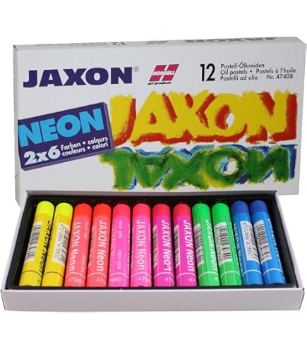Pastels à L'huile Crayola – Couleurs Néon – 12 Pièces – Non Toxiques – Neuf