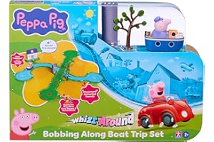 Peppa Pig Whizz Around Bobbing Along Boat Trip, Motorised Vehicles, Track Toys, Pre-school Toys