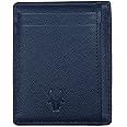 WILDHORN Blue Leather Men's Card Holder (WHCC207)