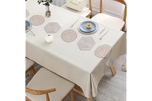 HQJHQS Vinyl Waterproof Tablecloths Rectangle Heavy Duty Oil Proof Stain Resistant Proof Plastic Tablecloth Wipe Clean PVC Table Cover for Outdoor and Indoor 47x63 Inch 120x160cm, Celebration B