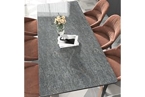 HotDecor Papel Pintado Autoadhesivo Mármol Vinilo Adhesivo Muebles Gris 60 x 300cm Papel Adhesivo Pared Adhesivo Para Encimera Cocina Papel Pintado Pared Efecto Mármol Papel Para Forrar Muebles