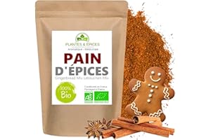 P&E Plantes & Epices - Mélange Pain d'épices 100% Naturel - Sachet Fraîcheur hermétique Refermable (100g)