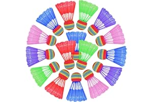 CHENYU 16 Stück Nylon Badminton FederbäLle BäLle mit Hoher Stabilität und Haltbarkeit für Indoor&Outdoor Training, Unterhaltung Bewegung Badmintonbälle