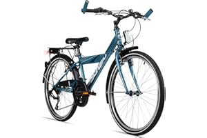 ‎BERGSTEIGER Bergsteiger Sydney 20, 24 Zoll Kinderfahrrad, geeignet für 6, 7, 8, 9 Jahre, StVZO, 6 Gang-Schaltung, Jungen-Fahrrad mit Dynamo-Licht
