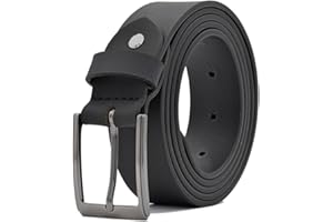 FRIEDRICH HOFFMANN Premium Ledergürtel Herren - Made in Germany - mattes dickes softes Leder - Gürtel Herren schwarz braun blau cognac - 35mm breit - Einkürzbar