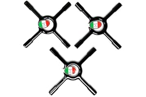 BAKHITA SRL SET 3 PEZZI, Supporto per fornello a gas - riduttore smaltato, MADE IN ITALY