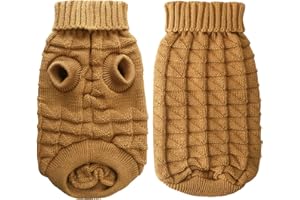 Idepet, maglione/cappottino caldo in lana, per cani, gatti e animali domestici piccoli, medi e grandi