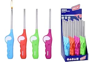 FEUERZEUGE 3 x Feuerzeug Gas XXL Stabfeuerzeug 27 cm lang nachfüllbar NEU & OVP