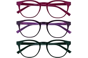 Opulize Blu Pack 3 Bloqueo Luz Azul Gafas De Lectura Negro Azul Gris Computadora Anti Reflejante Unisexo BBB5-137