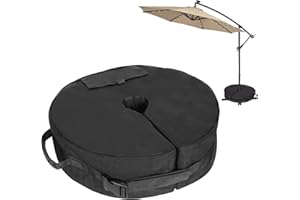 Brislut Parasol Base Weights Bag - Up to 40kg, Heavy Duty Cantilever Bases Weight for Banana Overhanging Parasol Cross Stand Extra Sandbags Weighted Patio Outdoor Garden Umbrella Base