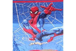 IL BOTTEGONE Trapuntino Singolo Primaverile Estivo Personaggi Cartoons Copriletto Trapuntato Leggero Bambini (Spiderman)