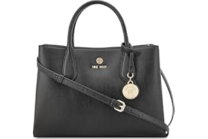 Nine West Women's Kyrie Triple Compartment Satchel Nine West, Designer, Trend, satchel, removable crossbody