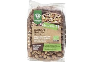 Probios Fagioli Borlotti biologici - Ricchi di proteine ​​vegetali e fibre alimentari - Senza glutine, coltivati ​​in Italia - Confezione da 6 x 400 g