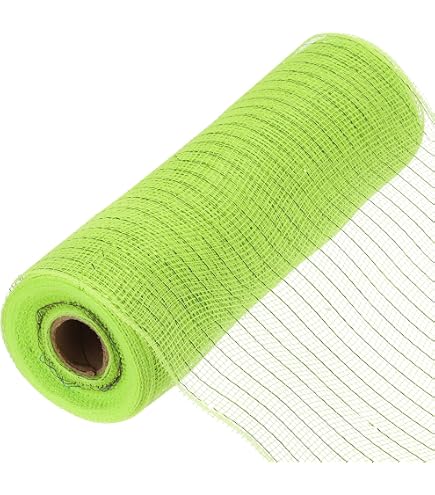 GouZaak 2 Rolls Wider Gold Foil Metallic Deco Mesh Ribbon 10 in x 30 ft,for Holiday