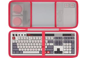 co2CREA Twarde etui do przechowywania 8Bitdo Retro 108 klawiatura mechaniczna, wymienna bezprzewodowa klawiatura do gier, kompatybilna z dwoma super programowalnymi przyciskami, tylko etui