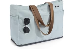 GAGAKU Strandtasche XXL mit Kühlfach, Wasserfest Beach Bag mit Reißverschluss – Faltbar Groß Badetasche für Familie, Damen, Schwimmbad, Reisen - 50x38x19cm