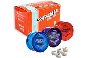 Yomega 3X Alpha Wing Yoyo, Fixed axle yo-yo Designed for Beginner. String Trick Play and Fixed axle Enthusiasts!